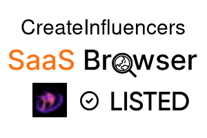 CreateInfluencers - SaaS Browser Verified Badge
