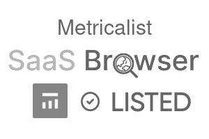 Metricalist - SaaS Browser Verified Badge