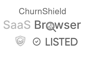 ChurnShield - SaaS Browser Verified Badge