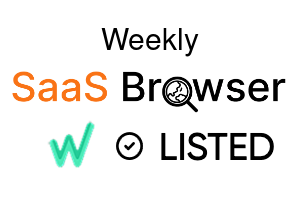 Weekly - SaaS Browser Verified Badge