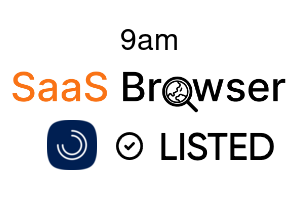 9am - SaaS Browser Verified Badge
