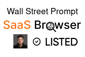 Wall Street Prompt - SaaS Browser Verified Badge