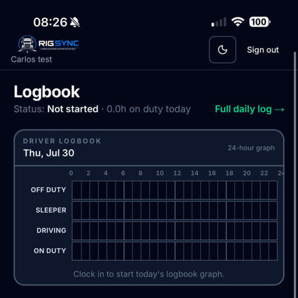 Rigsync Screenshot 2