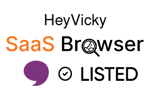 HeyVicky - SaaS Browser Verified Badge