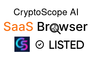 CryptoScope AI - SaaS Browser Verified Badge