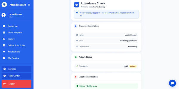 AttendanceGM Screenshot 9