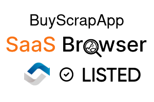 BuyScrapApp - SaaS Browser Verified Badge