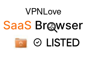 VPNLove - SaaS Browser Verified Badge