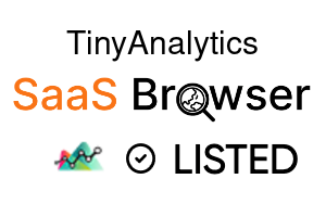 TinyAnalytics - SaaS Browser Verified Badge