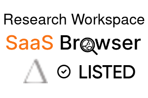 Research Workspace - SaaS Browser Verified Badge