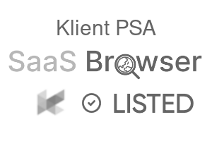 Klient PSA - SaaS Browser Verified Badge