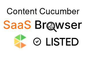 Content Cucumber - SaaS Browser Verified Badge