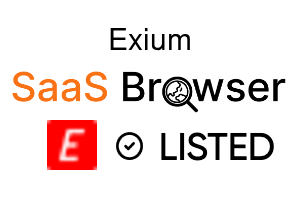 Exium - SaaS Browser Verified Badge
