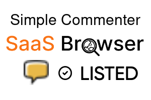 Simple Commenter - SaaS Browser Verified Badge