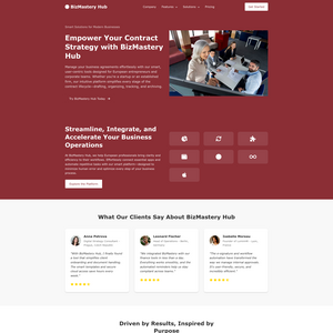 BizMastery Hub Screenshot