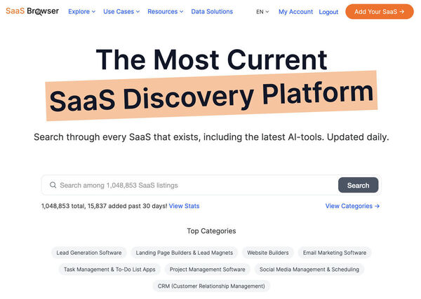 SaaS Browser  Screenshot 1