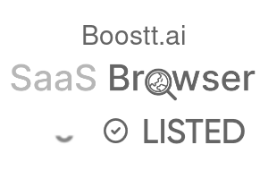 Boostt.ai - SaaS Browser Verified Badge