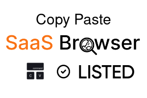 Copy Paste - SaaS Browser Verified Badge