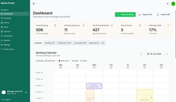 RoomReservePro Screenshot 2