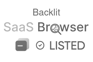 Backlit - SaaS Browser Verified Badge