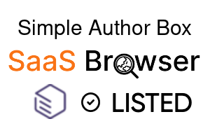 Simple Author Box - SaaS Browser Verified Badge