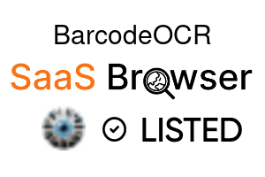 BarcodeOCR - SaaS Browser Verified Badge