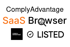 ComplyAdvantage - SaaS Browser Verified Badge