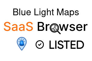 Blue Light Maps - SaaS Browser Verified Badge