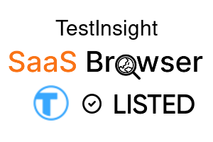 TestInsight - SaaS Browser Verified Badge