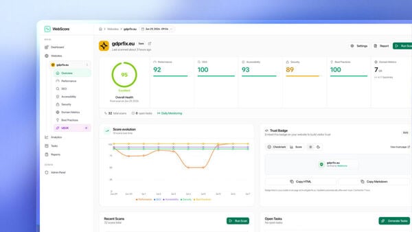 WebScore Screenshot 1