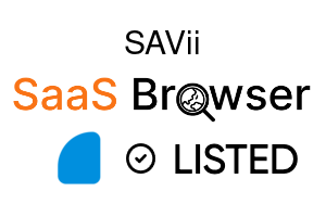 SAVii - SaaS Browser Verified Badge