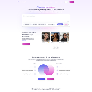 WriterEssay Screenshot