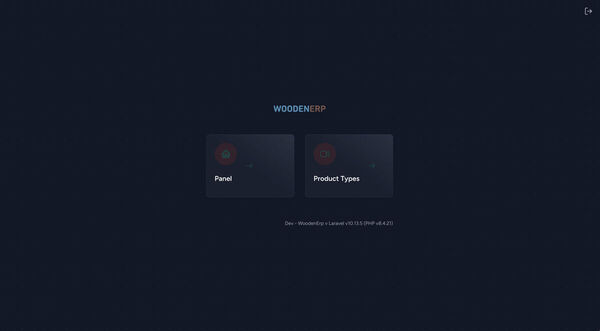 WoodenERP Screenshot 1