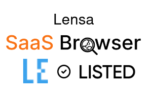 Lensa - SaaS Browser Verified Badge