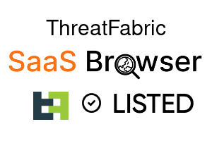 ThreatFabric - SaaS Browser Verified Badge