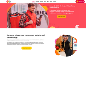 My Food Site Screenshot