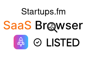 Startups.fm - SaaS Browser Verified Badge