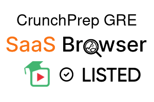 CrunchPrep GRE - SaaS Browser Verified Badge