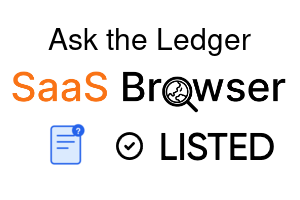 Ask the Ledger - SaaS Browser Verified Badge