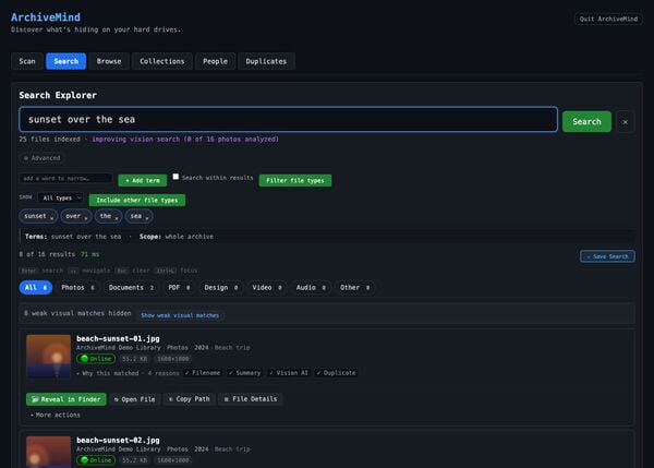 ArchiveMind Screenshot 1