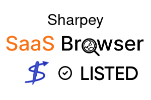 Sharpey - SaaS Browser Verified Badge