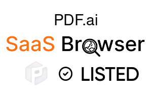 PDF.ai - SaaS Browser Verified Badge