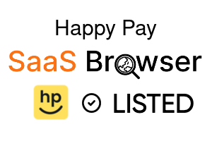 Happy Pay - SaaS Browser Verified Badge
