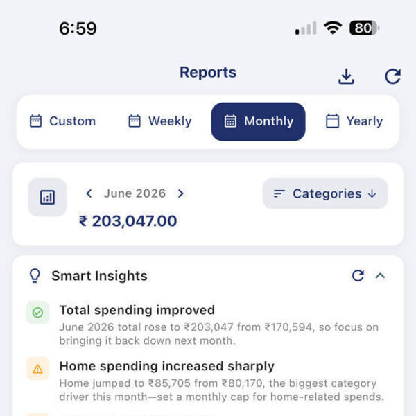 TrackMyExpense Screenshot 2