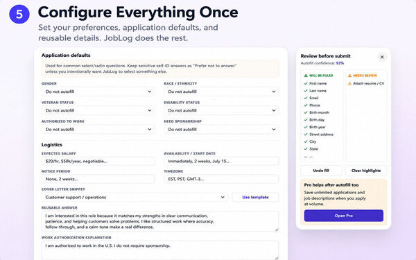 JobLog Screenshot 4