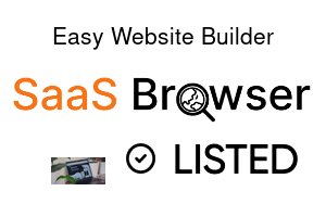Easy Website Builder - SaaS Browser Verified Badge
