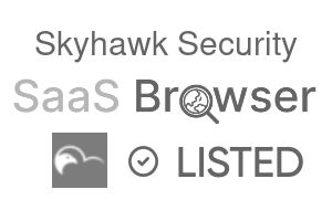 Skyhawk Security - SaaS Browser Verified Badge
