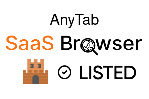 AnyTab - SaaS Browser Verified Badge