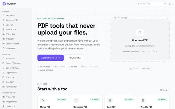 TryToPDF Screenshot 1