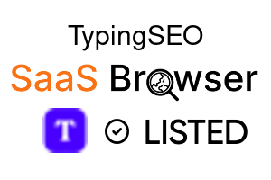 TypingSEO - SaaS Browser Verified Badge